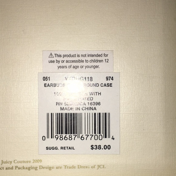 Juicy Couture Earbud - Picture 6 of 7
